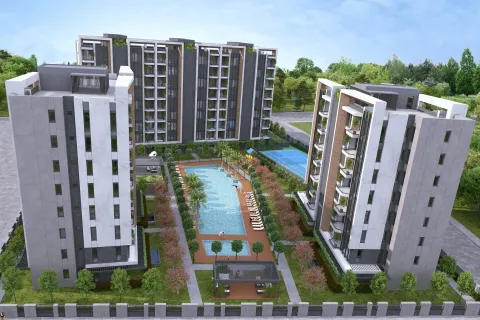 3+1 Leilighet  i Mugla, Tyrkia Nr. 220265