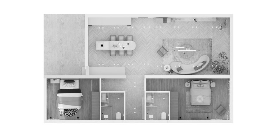Zimmer Layout1BR