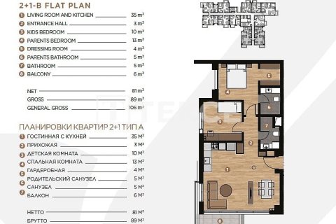 2+1 Lägenhet  i Aksu, Antalya, Turkiet Nr. 227369 - 11