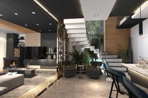 آپارتمان در  Mugla ، ترکیه 4 خوابه ، 219 متر مربع.  شماره 223835 - 2