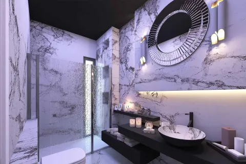 آپارتمان در  Mugla ، ترکیه 4 خوابه ، 219 متر مربع.  شماره 223835 - 4