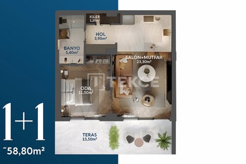 Daire 2+1 Kuşadası, Aydın, Türkiye №221746 - 23