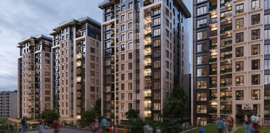 3+1 Lejlighed  i Istanbul, Tyrkiet Nr. 218431