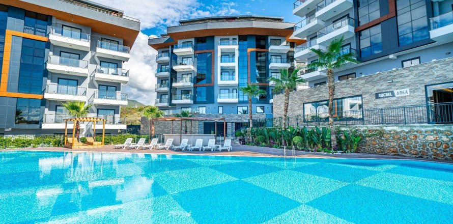 Daire 1+1 Alanya, Antalya, Türkiye №216511
