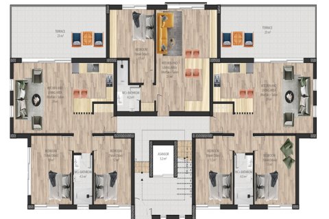 Продажа квартиры  в Гирне, Северный Кипр 1+1, 53м2, №211804 – фото 7