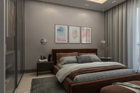 آپارتمان در  Kepez ، ترکیه 1 خوابه ، 59 متر مربع.  شماره 223785 - 5