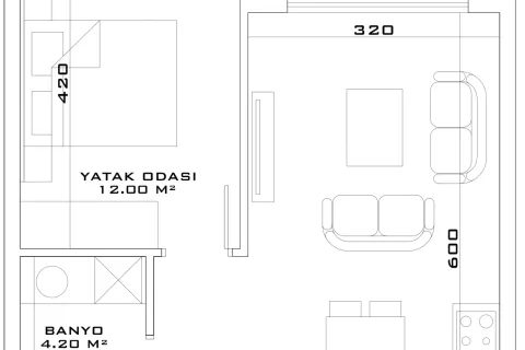 Apartment for sale  in Aksu, Antalya, Turkey, 1 bedroom, 90m2, No. 220737 – photo 26