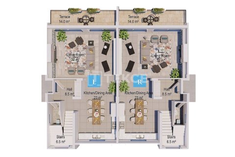 3+1 Villa in Iskele, Nr. 44658 - 27