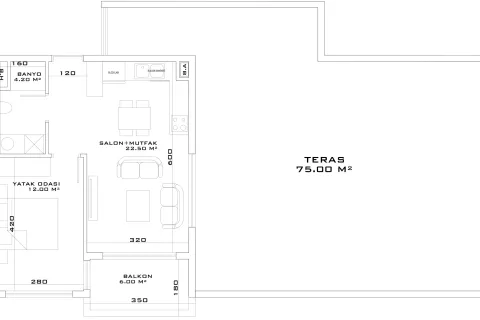 1+1 Lägenhet i Aksu, Antalya, Turkiet Nr. 220761 - 26