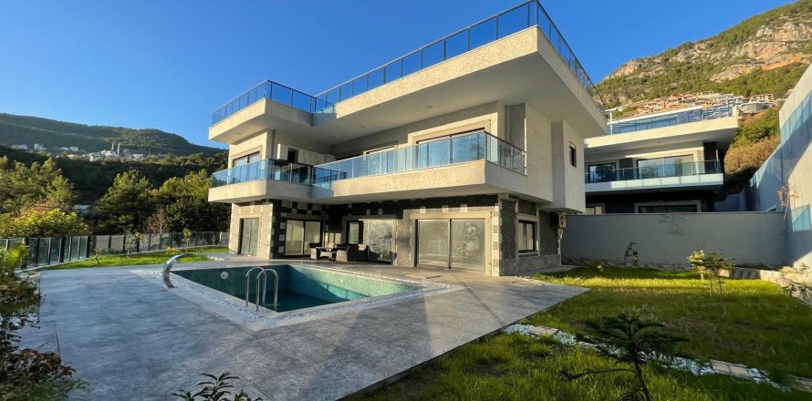 Вилла 5+1 в Бекташе, Аланья, Анталья, Турция №213794