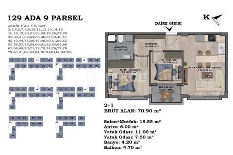 2+1 Lägenhet i Finike, Antalya, Turkiet Nr. 215038 - 25