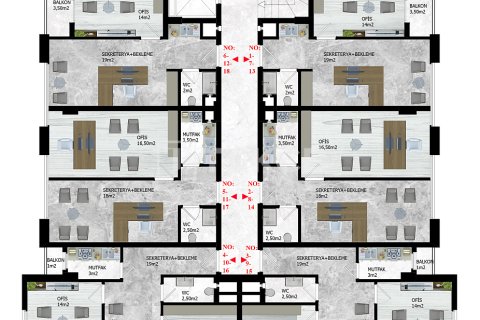 Продажа офиса в Аланье, Анталье, Турция, 55м2, №215848 – фото 23