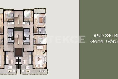 2+1 Lejlighed  i Mersin, Tyrkiet Nr. 221103 - 28