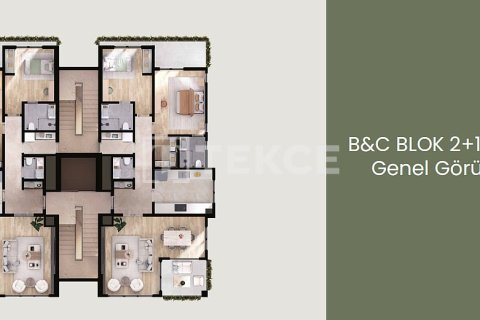 2+1 Lejlighed  i Mersin, Tyrkiet Nr. 221103 - 27