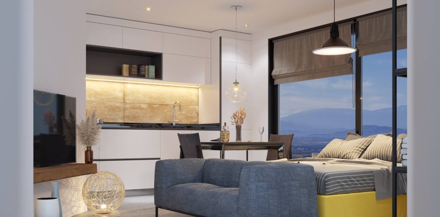 2+1 Lejlighed i Aphrodite Wellness, Gaziveren, Guzelyurt, Nr. 98646