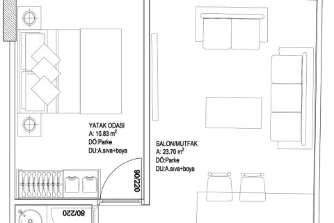 Daire   Muğla, Türkiye №224318 - 4