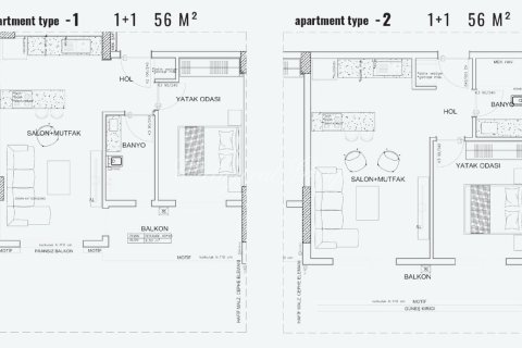 1+1 Lejlighed  i Antalya, Tyrkiet Nr. 227734 - 9
