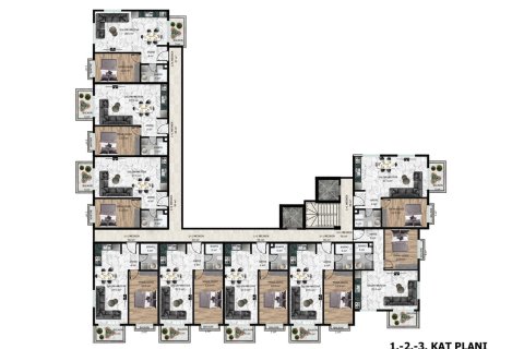 Daire 1+1 Kargıcak, Alanya, Antalya, Türkiye №106445 - 23