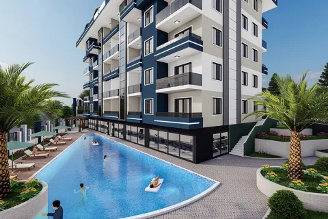 آپارتمان در  Alanya ، ترکیه 1 خوابه ، 61 متر مربع.  شماره 223657 - 2