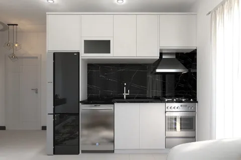 آپارتمان در  Alanya ، ترکیه 1 خوابه ، 61 متر مربع.  شماره 223657 - 7