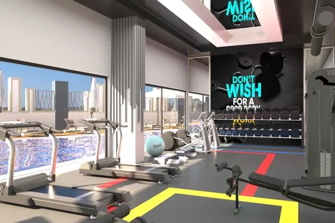 آپارتمان در  Alanya ، ترکیه 1 خوابه ، 61 متر مربع.  شماره 223657 - 16