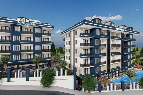آپارتمان در  Alanya ، ترکیه 1 خوابه ، 61 متر مربع.  شماره 223657 - 1