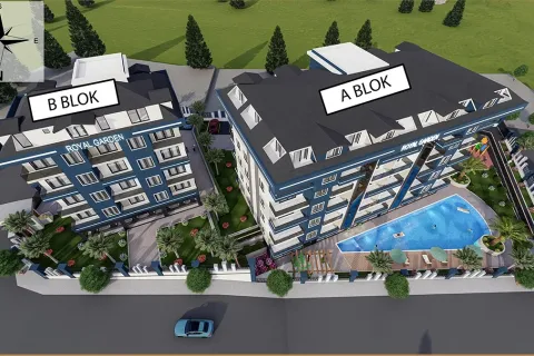 آپارتمان در  Alanya ، ترکیه 1 خوابه ، 61 متر مربع.  شماره 223657 - 4