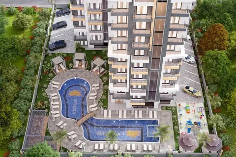 آپارتمان در  Alanya ، ترکیه 1 خوابه ، 43 متر مربع.  شماره 223663 - 7