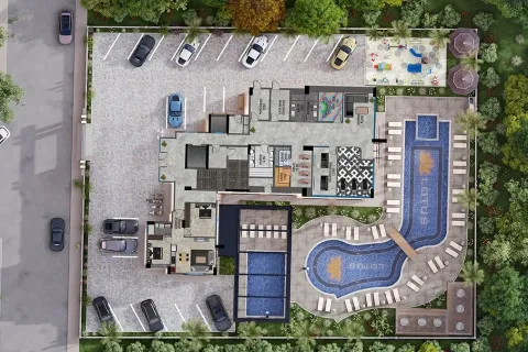 آپارتمان در  Alanya ، ترکیه 1 خوابه ، 43 متر مربع.  شماره 223663 - 11