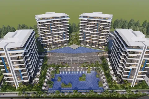 1+1 Leilighet  i Alanya, Antalya, Tyrkia Nr. 223658 - 1
