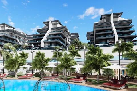 آپارتمان در  Alanya ، ترکیه 1 خوابه ، 52 متر مربع.  شماره 223659 - 2