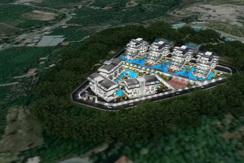 آپارتمان در  Alanya ، ترکیه 1 خوابه ، 52 متر مربع.  شماره 223659 - 4