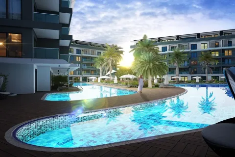 آپارتمان در  Alanya ، ترکیه 1 خوابه ، 52 متر مربع.  شماره 223659 - 17