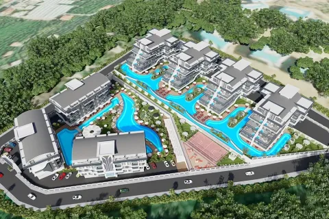 آپارتمان در  Alanya ، ترکیه 1 خوابه ، 52 متر مربع.  شماره 223659 - 3