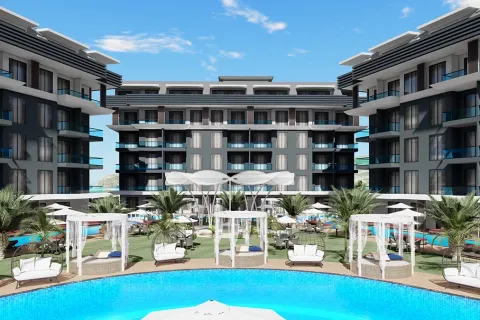 Daire  1+1  Alanya, Antalya, Türkiye №223659