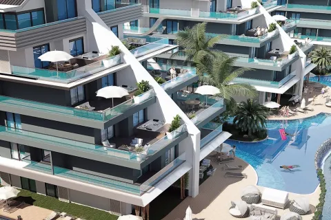 آپارتمان در  Alanya ، ترکیه 1 خوابه ، 52 متر مربع.  شماره 223659 - 13