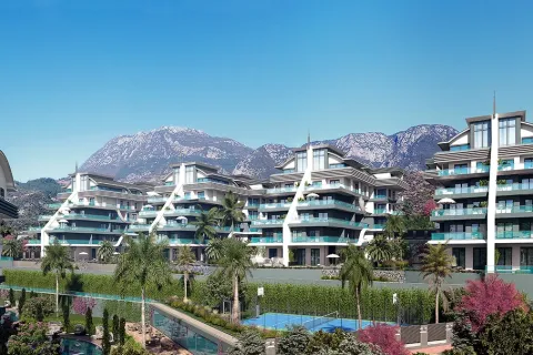 آپارتمان در  Alanya ، ترکیه 1 خوابه ، 52 متر مربع.  شماره 223659 - 14