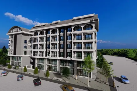 1+1 Lejlighed  i Alanya, Antalya, Tyrkiet Nr. 223662 - 3