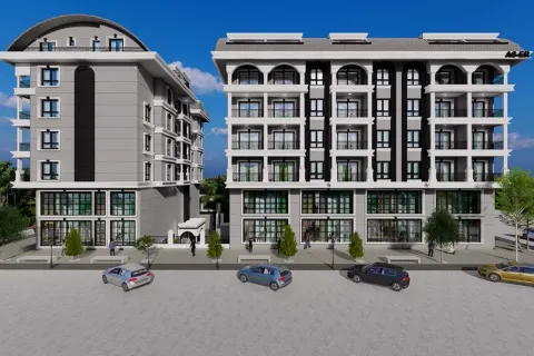 1+1 Lejlighed  i Alanya, Antalya, Tyrkiet Nr. 223662 - 1