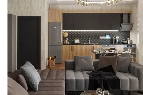 آپارتمان در  Alanya ، ترکیه 1 خوابه ، 69 متر مربع.  شماره 219553 - 4