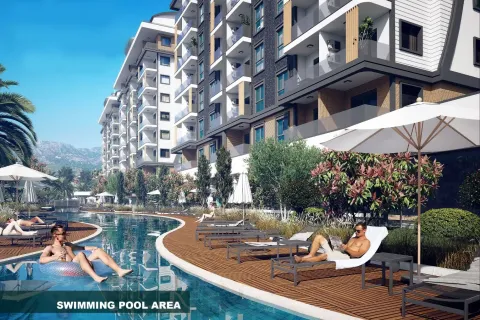 Daire  1+1  Alanya, Antalya, Türkiye №219553