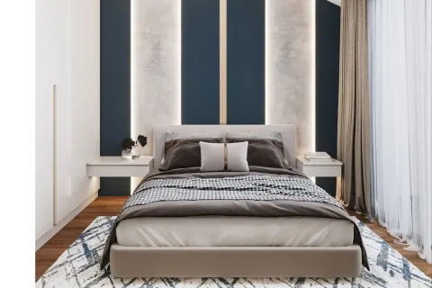 آپارتمان در  Alanya ، ترکیه 1 خوابه ، 69 متر مربع.  شماره 219552 - 6