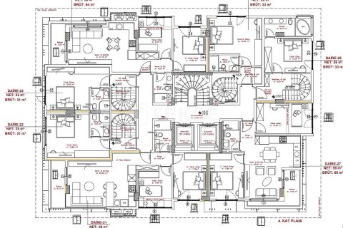 1+1 Wohnung in Alanya, Antalya, Türkei Nr. 215099 - 9
