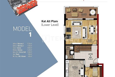 3+1 Lägenhet i Mudanya, Bursa, Turkiet Nr. 226529 - 30