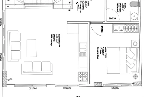 Продажа квартиры  в Аксу, Анталье, Турция 3+1, 118м2, №220912 – фото 18