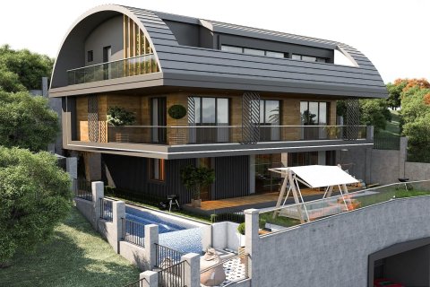 4+1 Villa  i Alanya, Antalya, Tyrkiet Nr. 217756