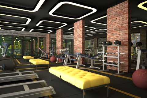 آپارتمان در  Antalya ، ترکیه 1 خوابه ، 56 متر مربع.  شماره 223375 - 13