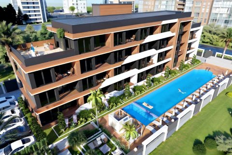 آپارتمان در  Antalya ، ترکیه 1 خوابه ، 56 متر مربع.  شماره 223375