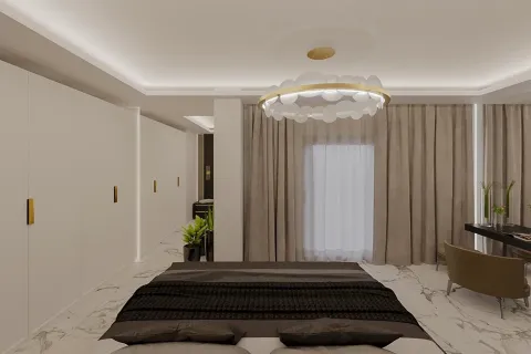 آپارتمان در  Alanya ، ترکیه 1 خوابه ، 44 متر مربع.  شماره 223534 - 15