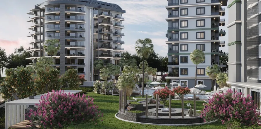 آپارتمان در  Alanya ، ترکیه 2 خوابه ، 111 متر مربع.  شماره 223536